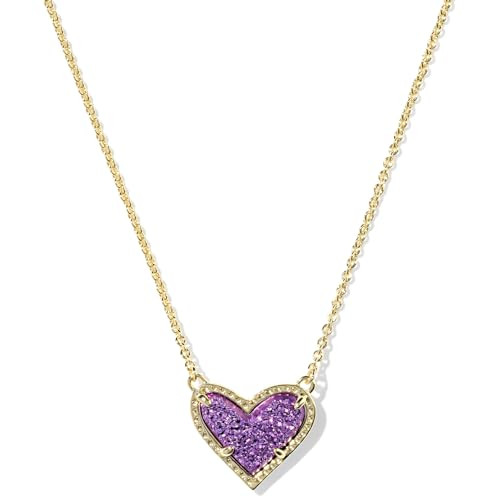 Kendra Scott Ari Heart Adjustable Length Pendant Necklace for Women, Fashion Jewelry | Amazon (US)