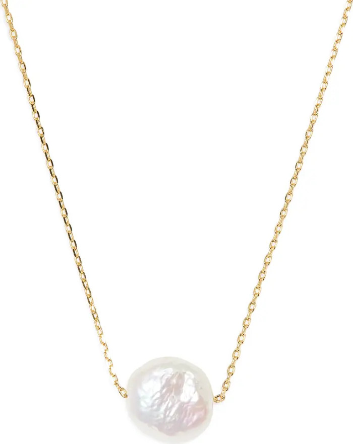 Demi Fine Baroque Pearl Pendant Necklace | Nordstrom