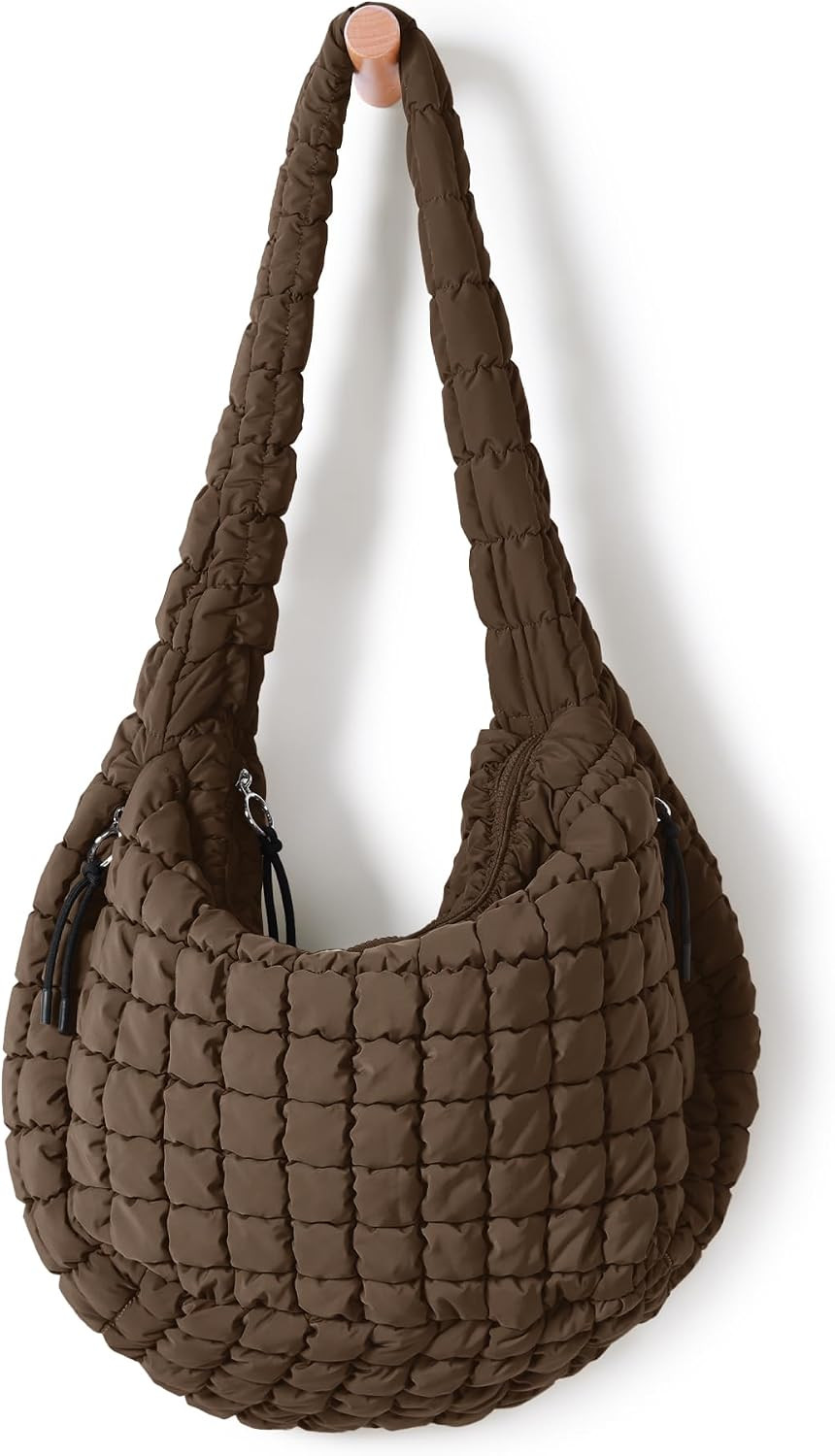 ODODOS Quilted Carryall Tote Bag for Women Crossbody Hobo Lightweight Padding Shoulder Bag | Amazon (US)