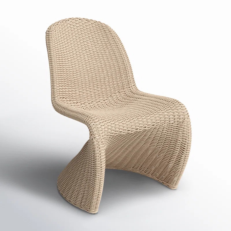 Daughtery Wicker Outdoor Dining Side Chair | Wayfair North America