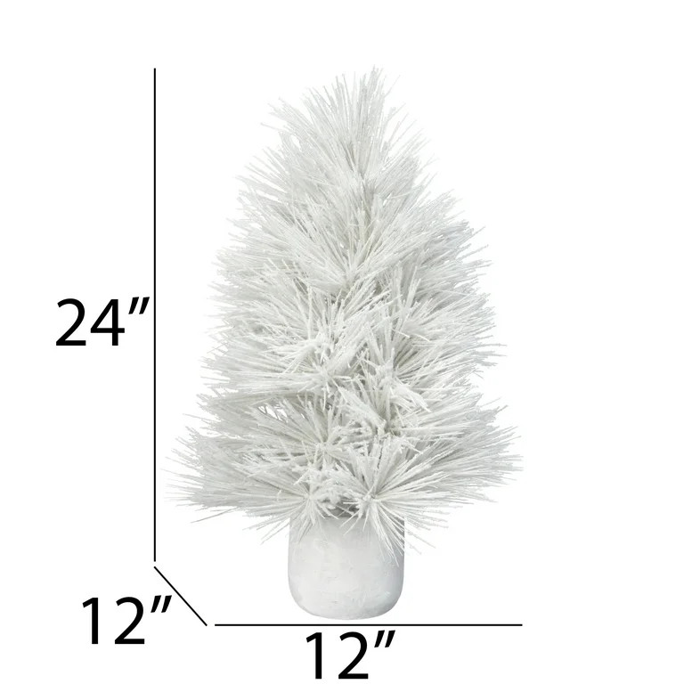 My Texas House Pine Tree Decoration, White, 24 in - Walmart.com | Walmart (US)