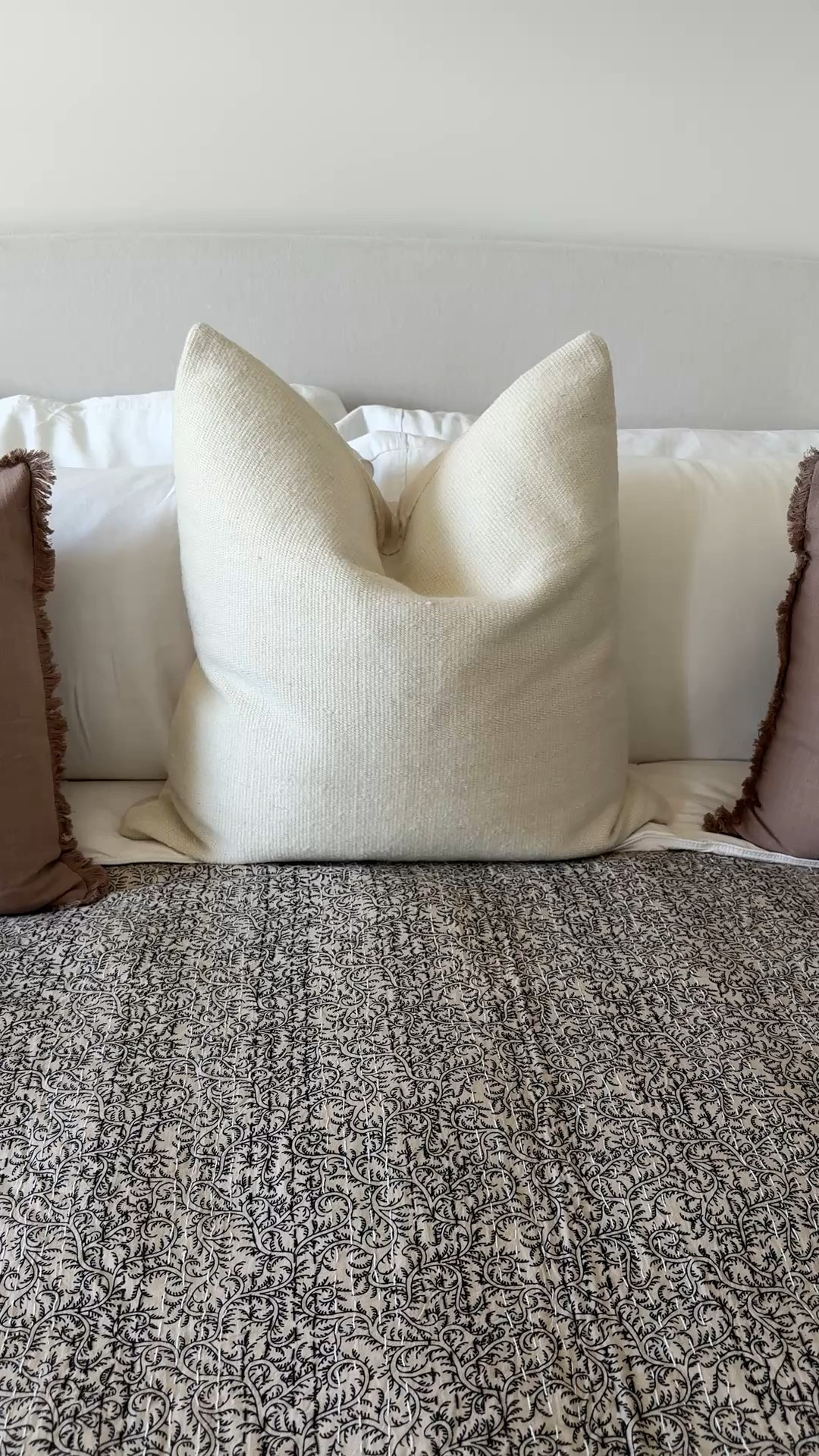 Ivory Wool Pillow Cover in 24x24

#LTKHome