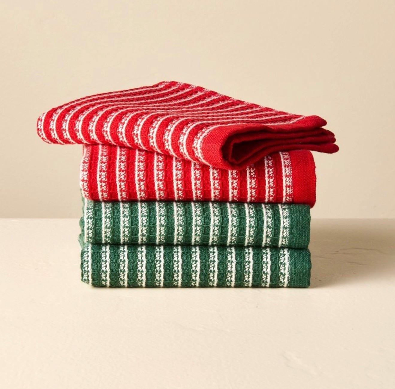 Set of 4 dishcloths. Red/Green. Hearth and Hand 

#LTKSeasonal #LTKHoliday #LTKHome