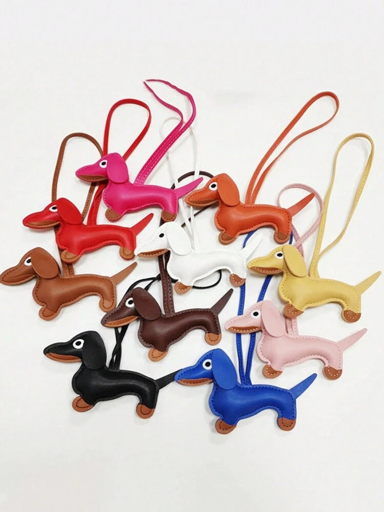 1pc Cute And Fun  Dachshund Shaped Decorative Backpack, Shoulder Bag, Crossbody Bag, Handbag, Pen... | SHEIN