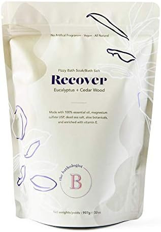 Recover Eucalyptus + Cedar Wood Bath Salts made with 100% Natural Essential Oils - 2lb bag (good ... | Amazon (CA)