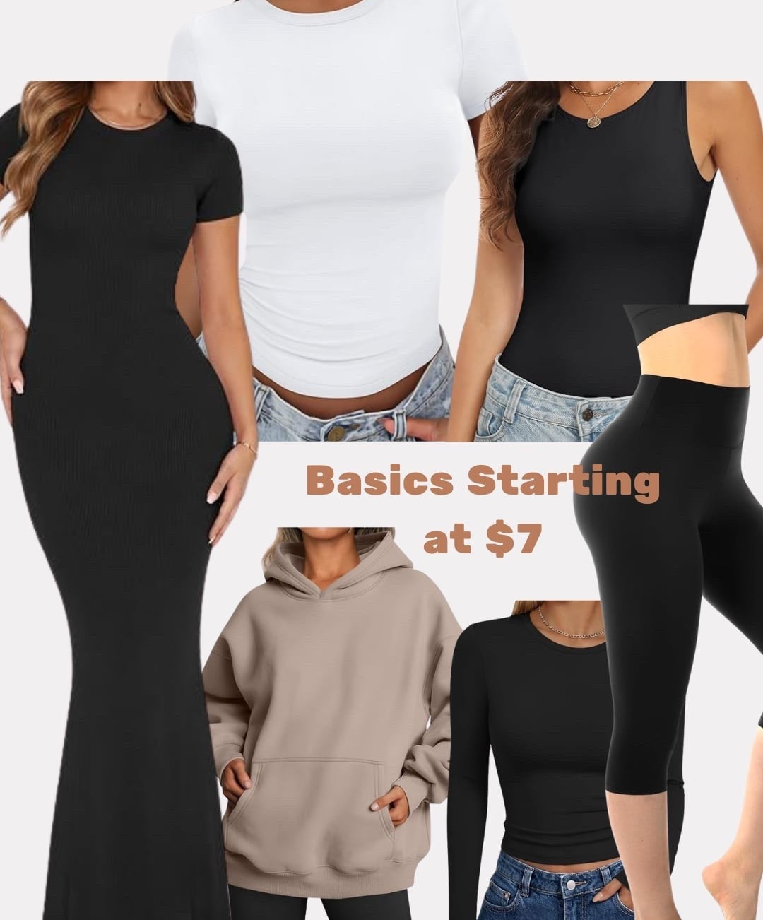 There are so many great prices on lots of basic item that can really boost a wardrobe for not alot of money. Here are some of our favorite starting at just $7!

#LTKmomlife #LTKOver40 #LTKSaleAlert