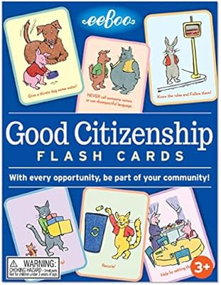 eeBoo Good Citizenship Flash Cards | Amazon (US)