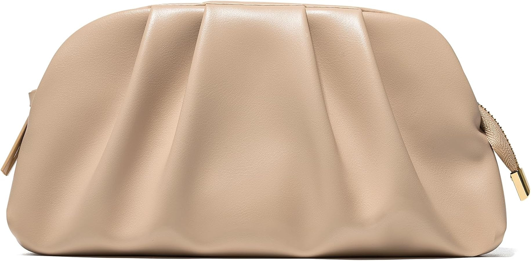 SWEETV CHUNLI Dressy Vegan Leather Clutch Purse for Women Formal, Soft Pleated PU Evening Clutch ... | Amazon (US)