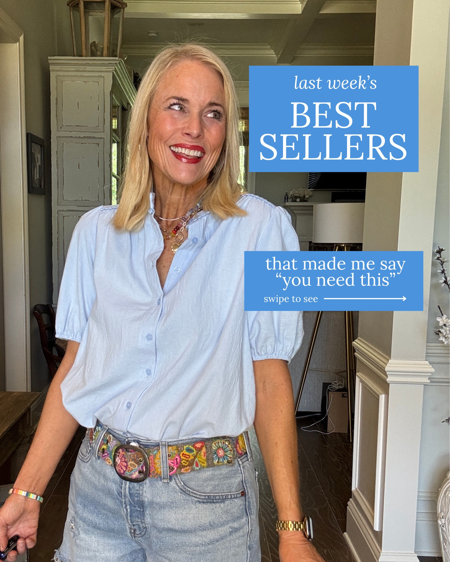 Every week there are a few things that quietly take off… and then there are the ones that make me text my husband and say, “Well, I guess they loved that one.”

These were last week’s best sellers, and I can see why.

A few are everyday basics. A few are pieces that make getting dressed easier. And a few are those little things that somehow end up being the hardest-working items in your closet.

Some of these have been selling for weeks. Some surprised me. All of them earned a spot on this list because so many of you clicked, bought, and loved them.

I’m curious… which one would you be most likely to add to your cart?

#LTKootd #LTKTall #LTKOver40