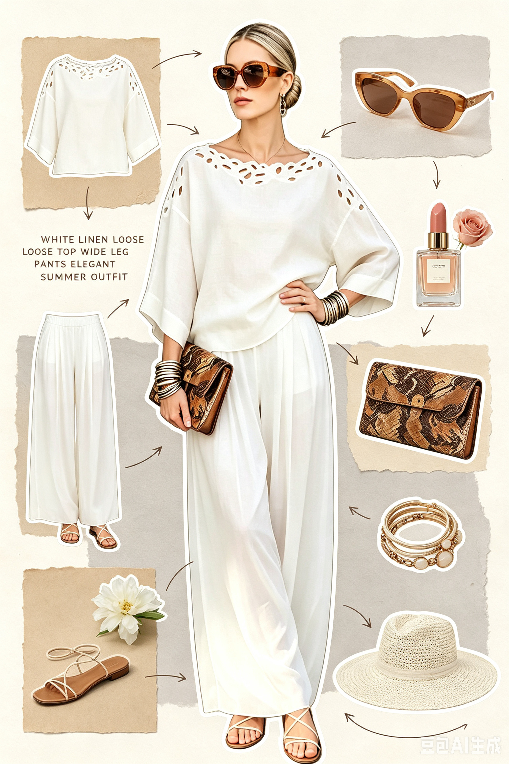 White Linen Eyelet Loose Top & Flowy Wide Leg Pants Neutral Elegant Summer Outfit
#WhiteLinenSet
#NeutralSummerOutfit
#FlowWideLegPants 

 #LTKootd #LTKOver40 #LTKWorkwear