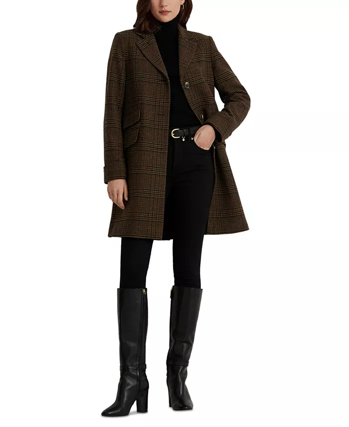 Women's Wool Blend Walker Coat | Macy's