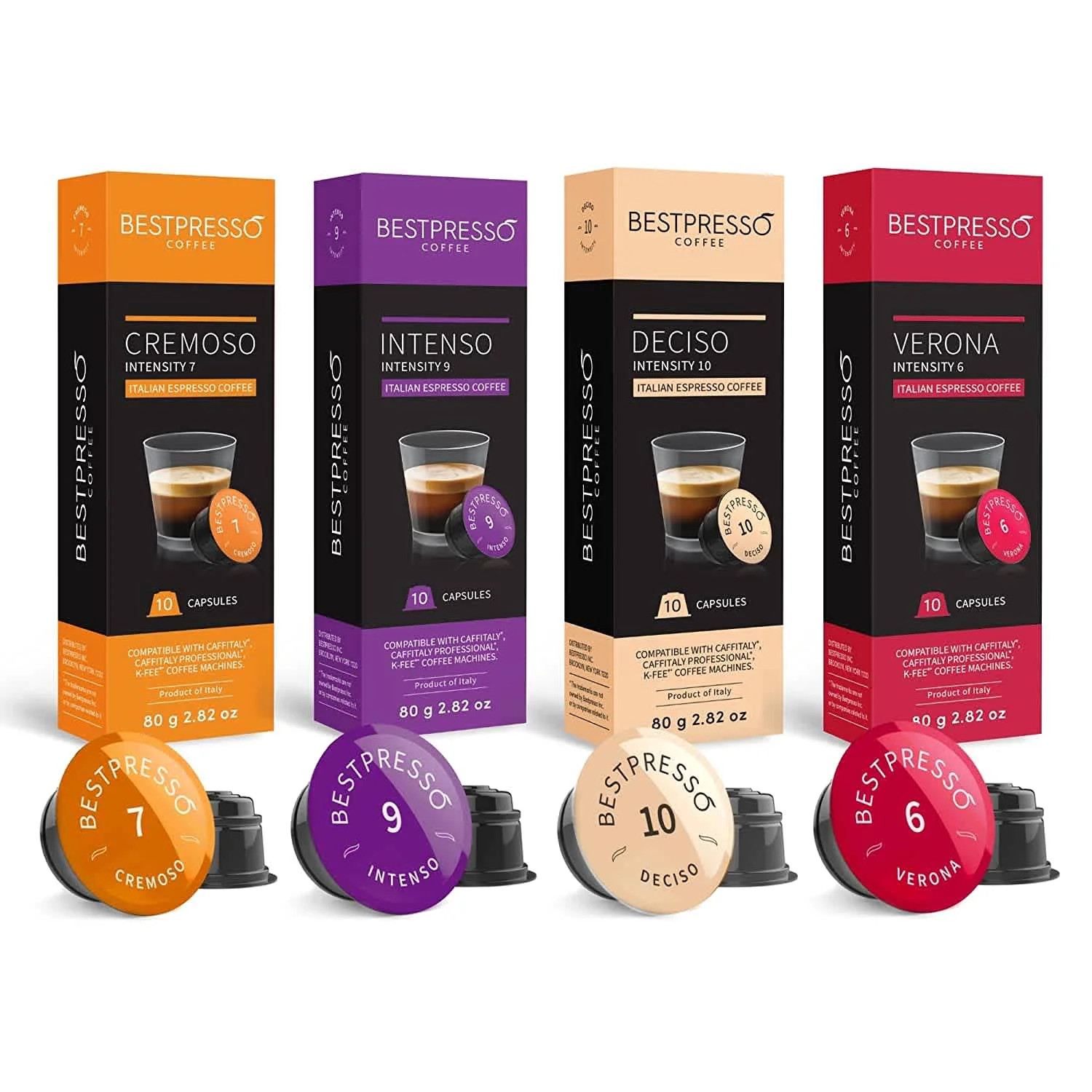 Bestpresso capsules compatible with Starbucks Verismo, CBTL, Caffitaly, K-fee systems, Variety Pa... | Walmart (US)