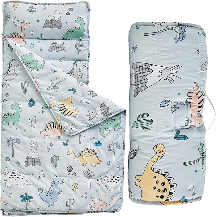 Toddler Nap Mat with Removable Pillow,Ultra Soft Slumber Bags for Girls,Kids Sleeping Bags with R... | Amazon (US)