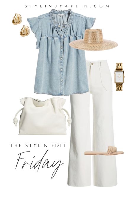 OOTD- Friday edition, casual style, outfit inspo, accessories, spring style, white jeans #StylinbyAylin #Aylin

#LTKFindsUnder50 #LTKStyleTip