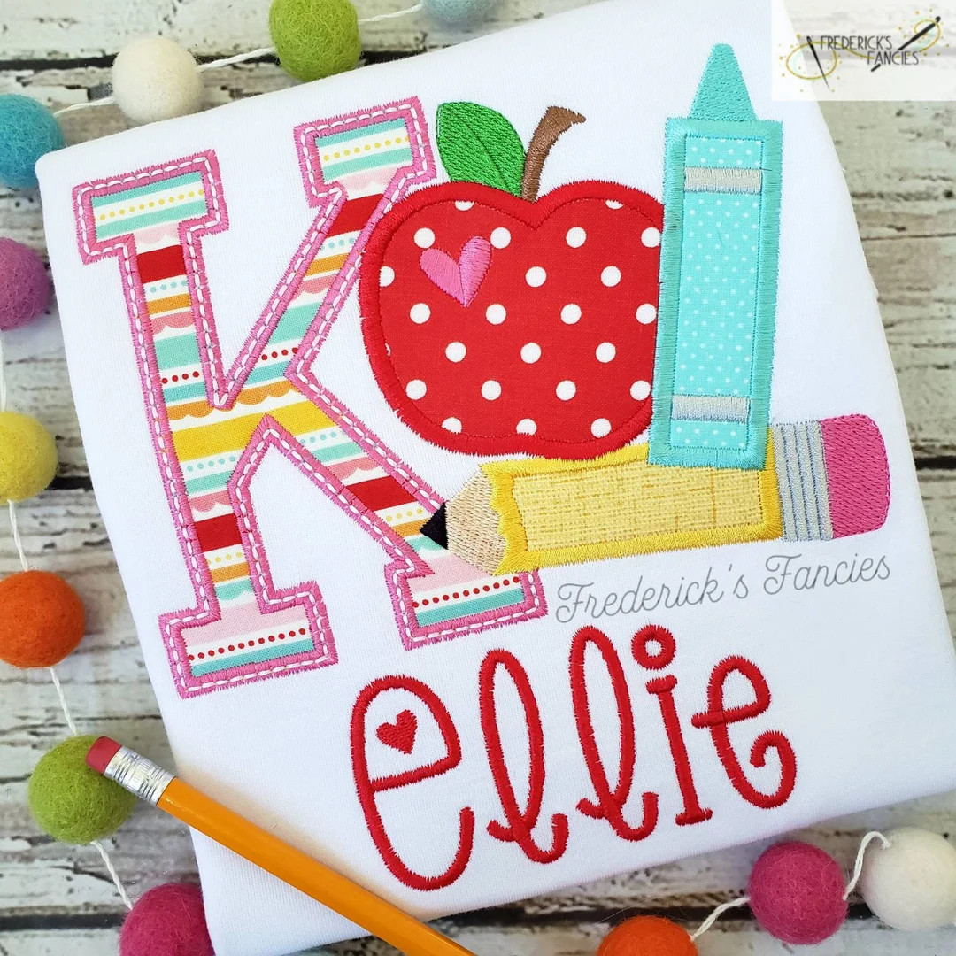 Back To school Shirt - girls back to school shirt - pencil shirt - personalized school shirt - mo... | Etsy (US)