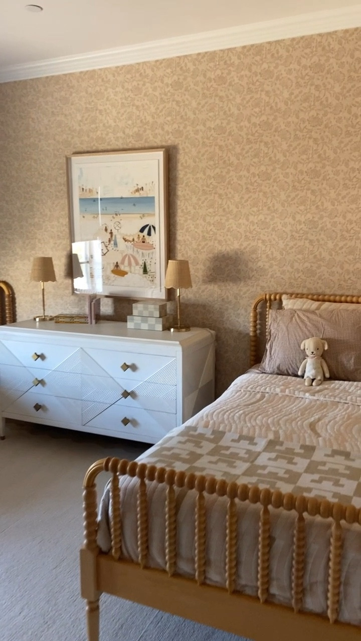 The sweetest girls room ready for sleepovers and memories — featuring Jenny Lind twin beds, scalloped details and traditional furnishings

#LTKFamily #LTKKids #LTKHome