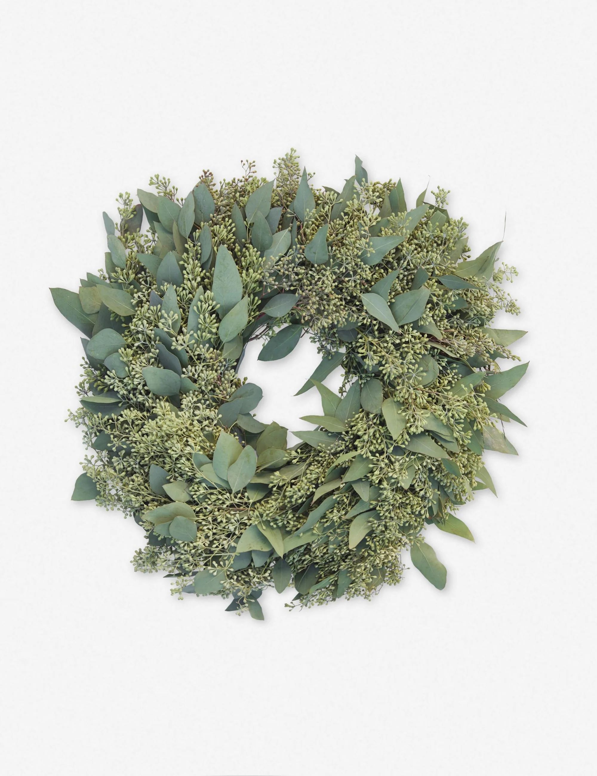 Fresh Handmade Seeded Eucalyptus Wreath | Lulu and Georgia 