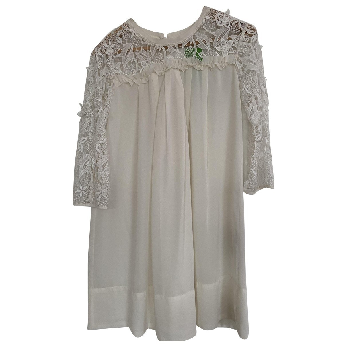 H&m Conscious Exclusive White Lace dress for Women 8 UK | Vestiaire Collective (Global)