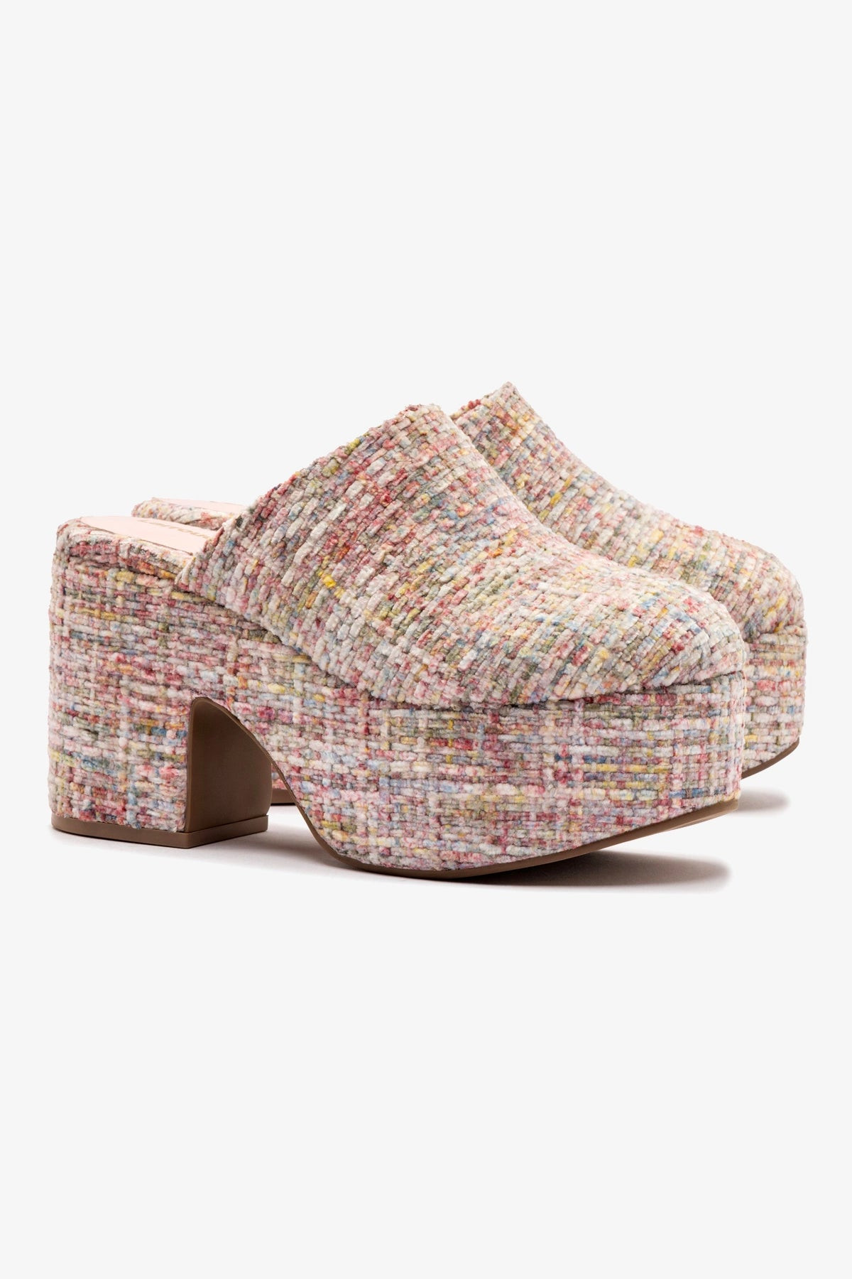 Miso Platform Clog In Tulip Velvet | Larroude