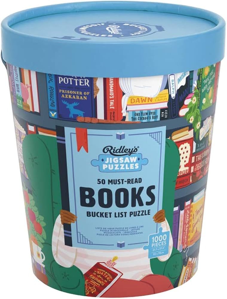Ridley's 50 Must-Read Books Bucket List 1000-Piece Puzzle | Amazon (US)