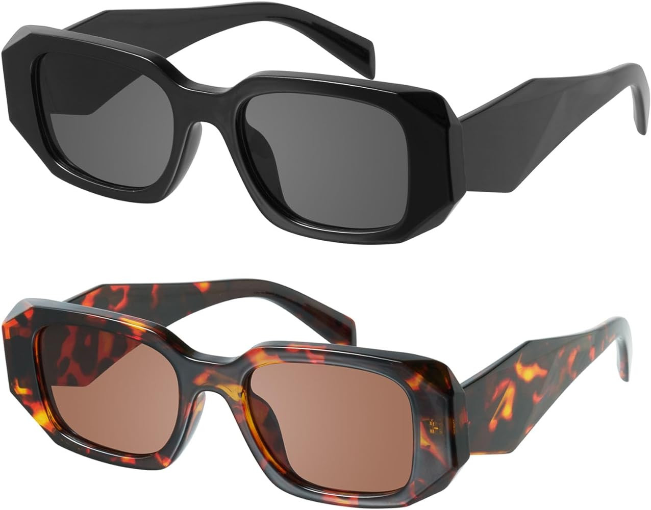 mosanana Trendy Rectangle Sunglasses for Women Men-Goulding | Amazon (US)