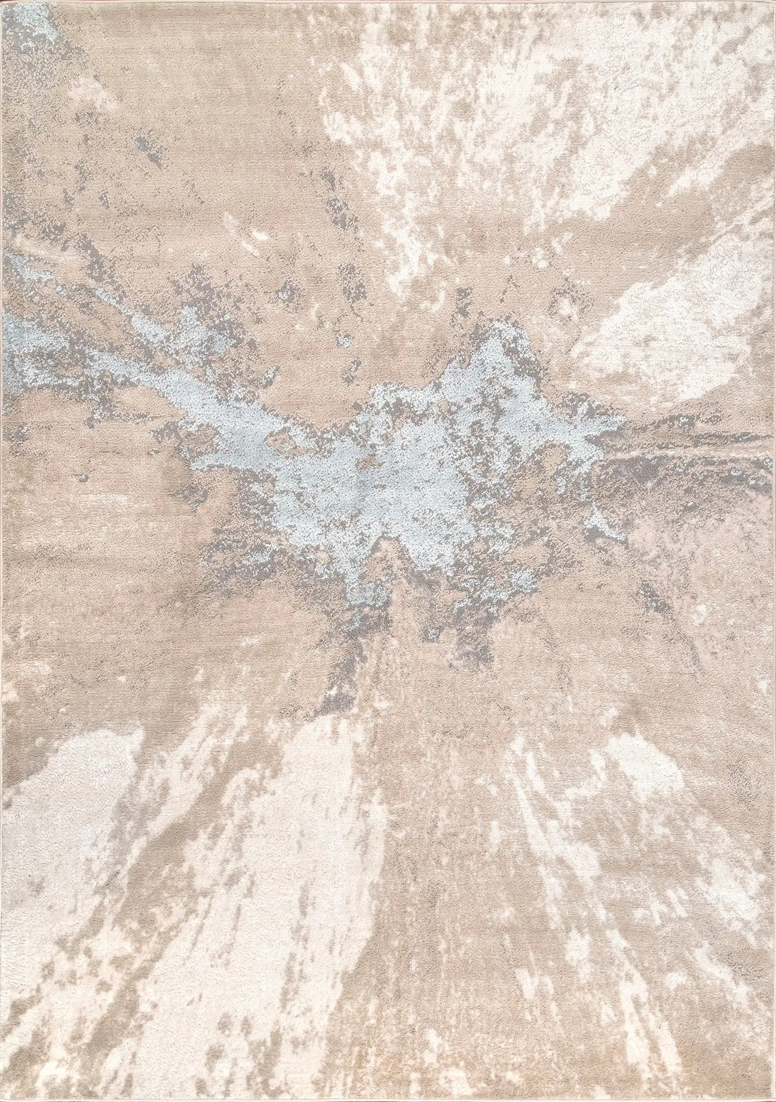 Splatter Abstract Rug | Beige | Rugs USA