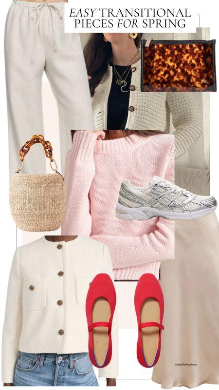 Spring outfit ideas, spring capsule wardobe 