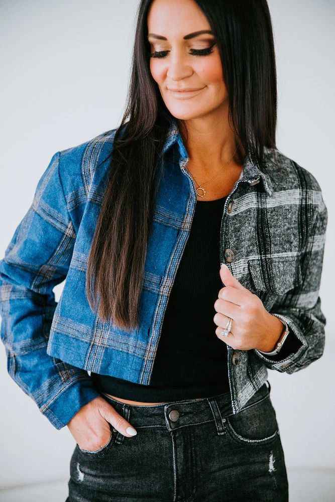 Andi Cropped Plaid Top | Lauriebelles