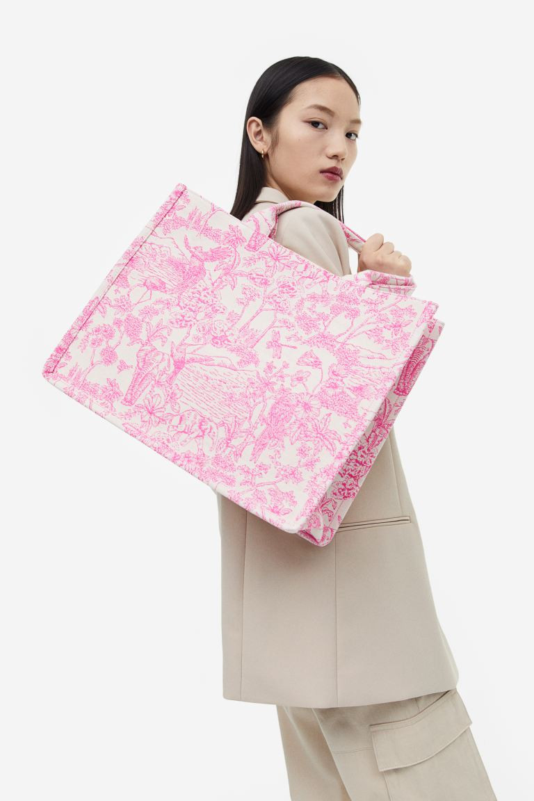 Jacquard-weave Handbag | H&M (US + CA)