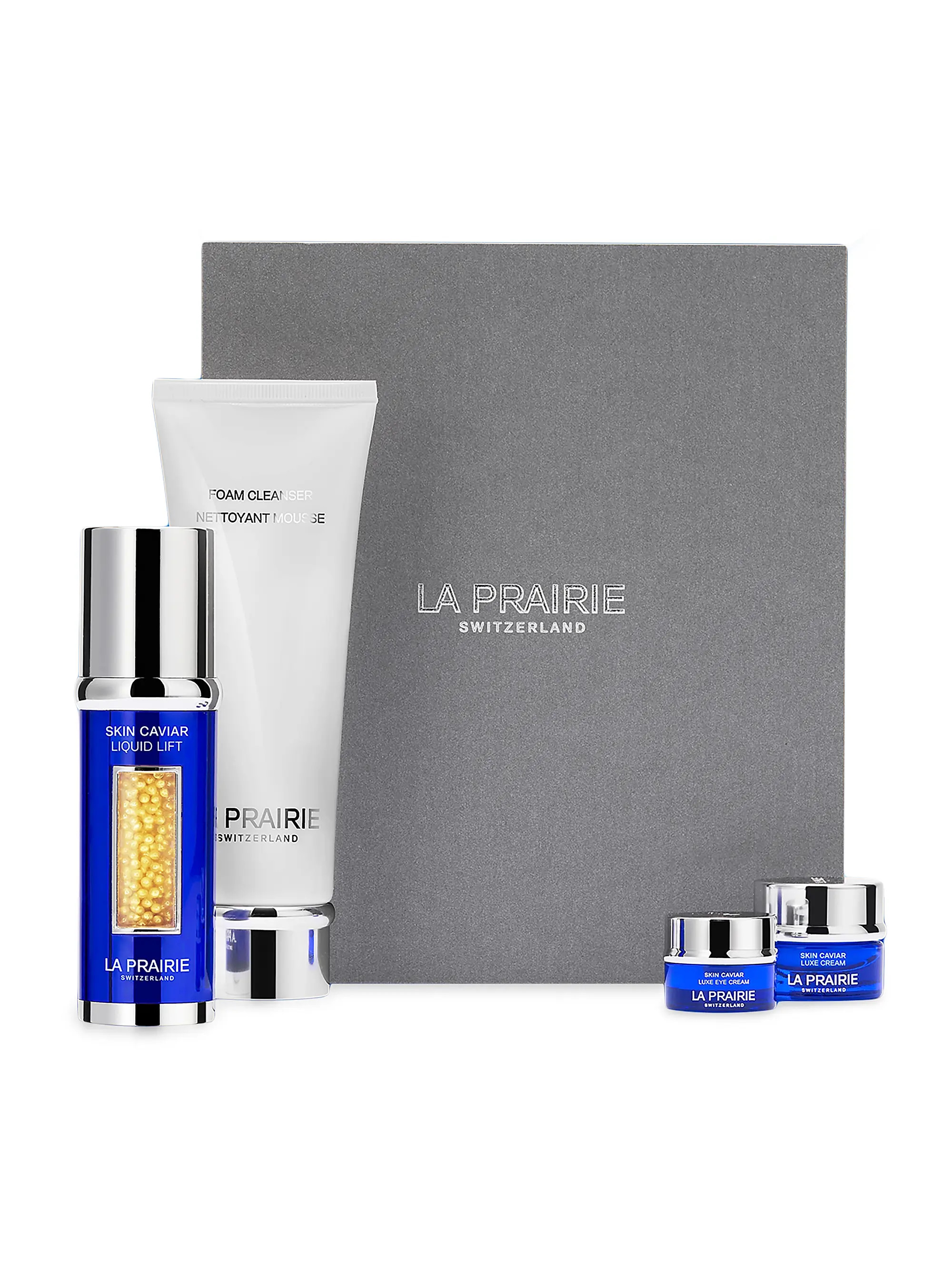 La Prairie Skin Caviar 4-Piece Cleanse &amp; Care Set | Saks Fifth Avenue | Saks Fifth Avenue