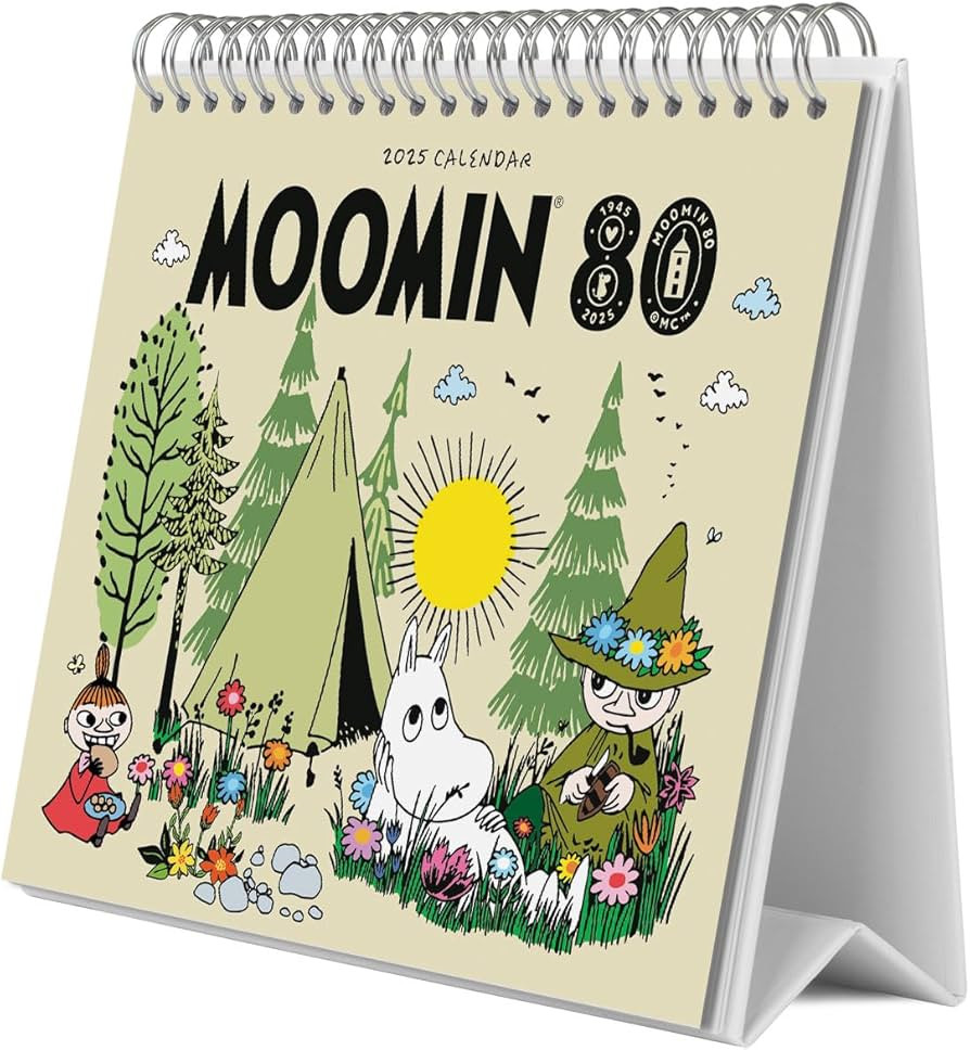 Grupo Erik Moomin Desk Calendar 2025 | 8 x 7 inches - 20 x 17 cm | 12 Month Desk Planner, Desktop... | Amazon (UK)