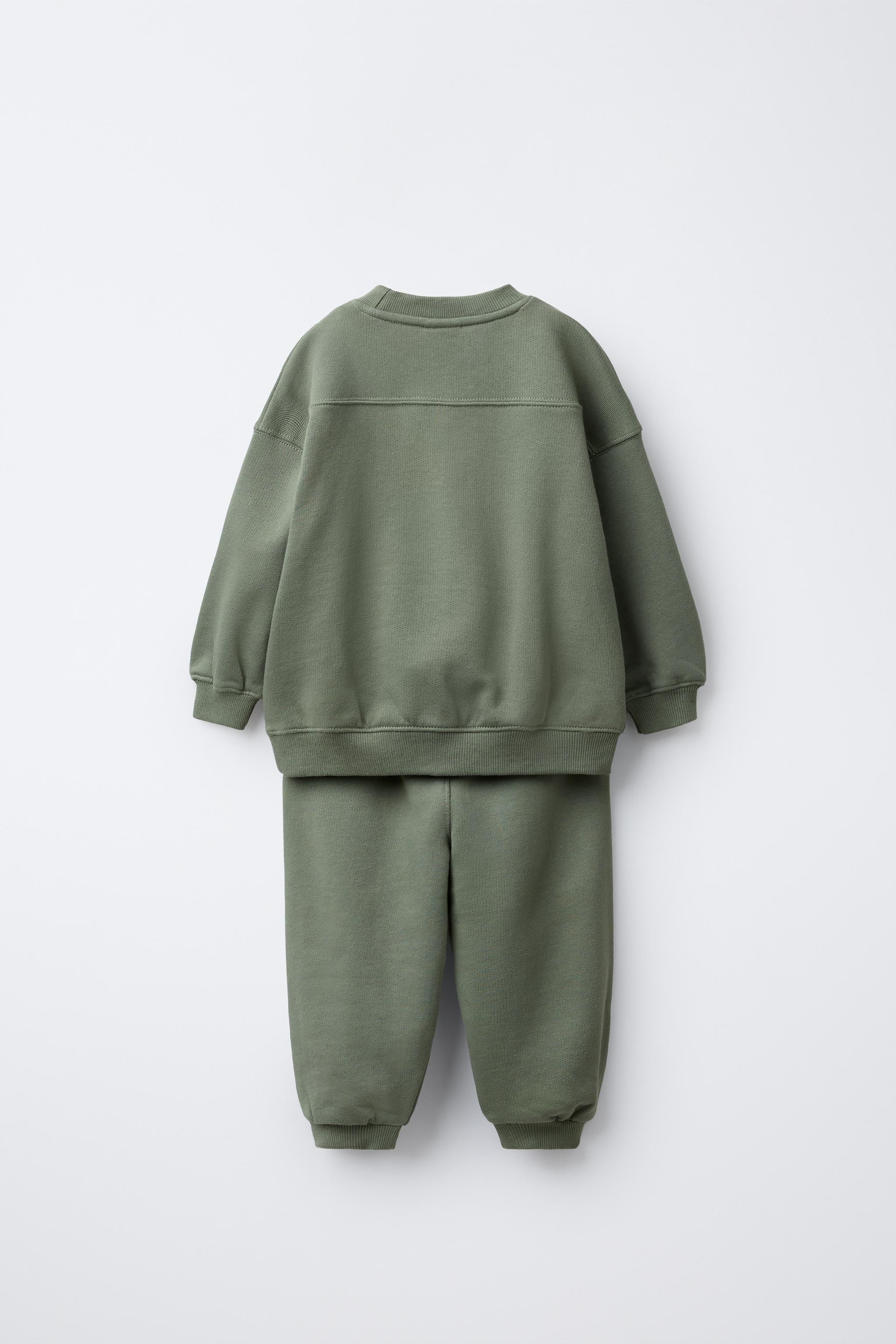 SWEATSHIRT AND JOGGER PANTS SET WITH TAG DETAIL | Zara US