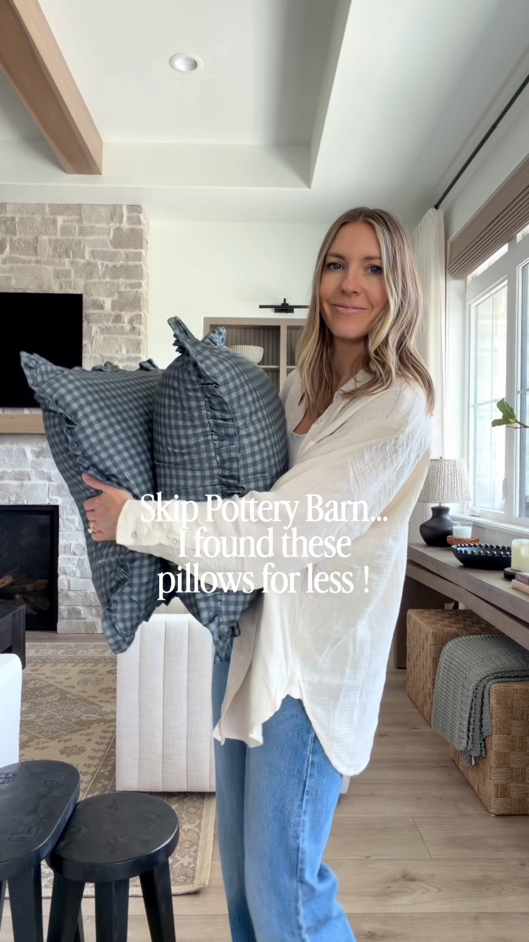 These pretty gingham pillows are back, and if last time was any indication, they won’t be around for long. 😍 The color is perfect for transitioning into fall. I love the ruffles and they are available in multiple sizes (these are the 24” size). 

#ginghampillow #boujeeonabudget #lookforless

#LTKHome