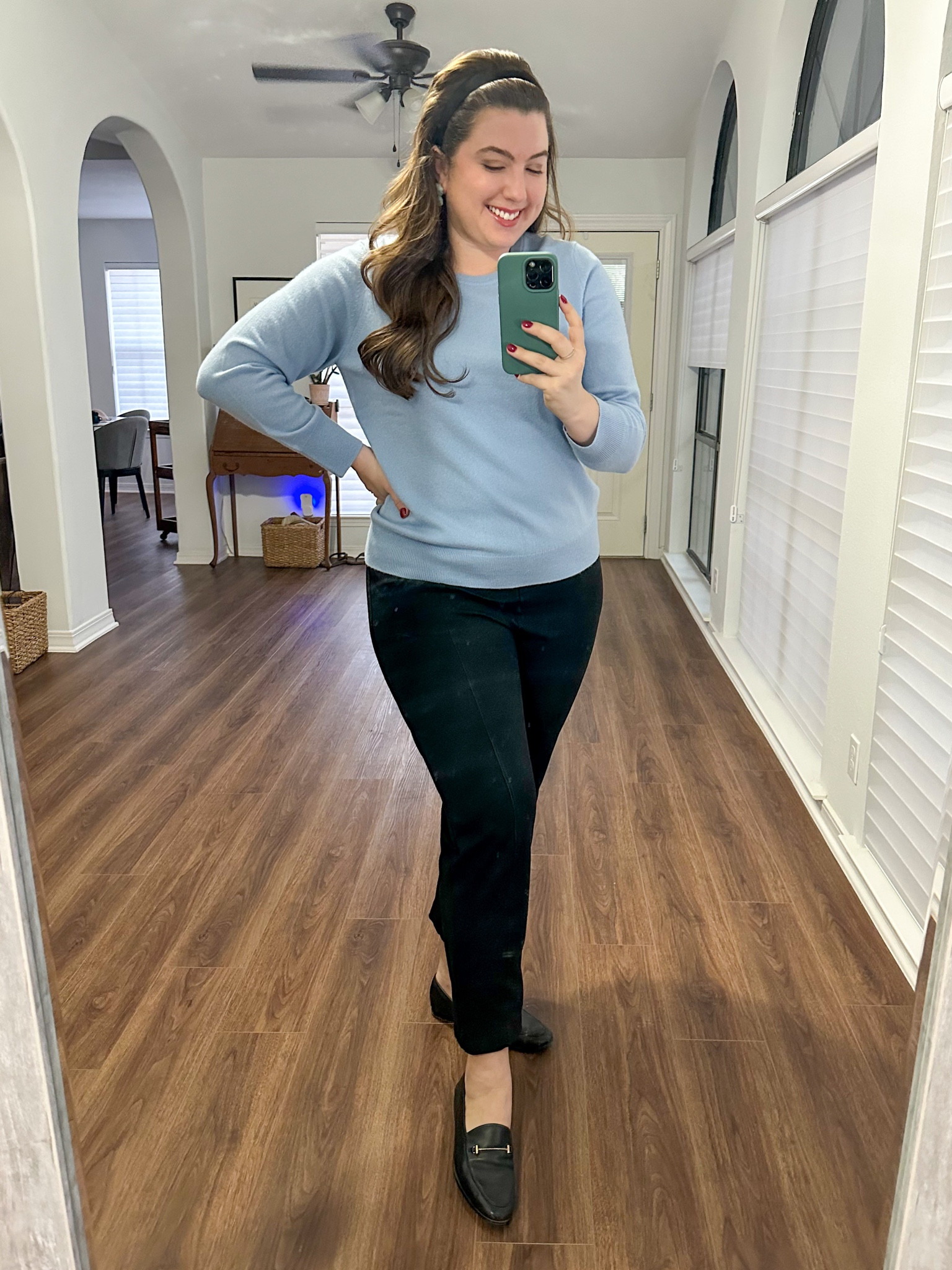 Workwear #ootd 10/11/23 

This cashmere sweater is only $75!

Womens business professional workwear and business casual workwear and office outfits midsize outfit midsize style 

#LTKmidsize #LTKfindsunder100 #LTKworkwear