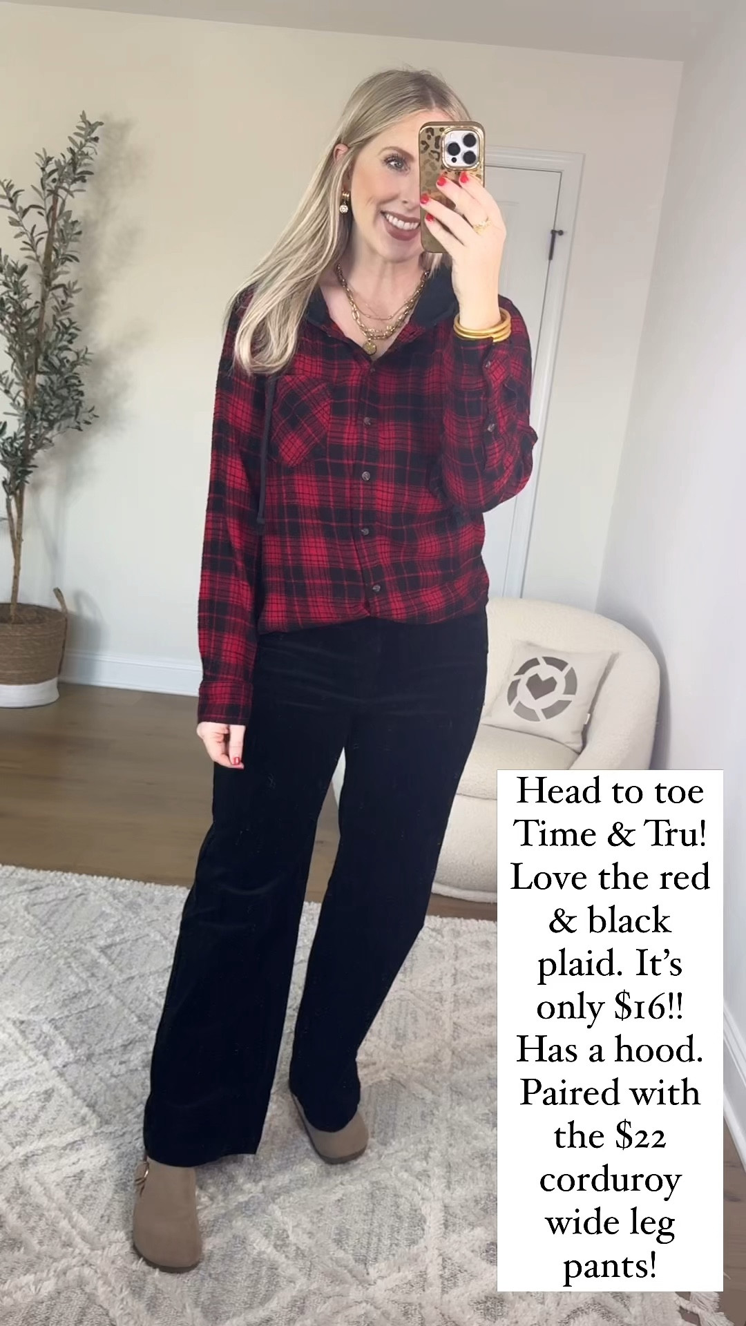 Walmart try on, Walmart outfit, Walmart fashion, Walmart new arrival, time and tru, hooded plaid flannel, black corduroy pants 

Medium 

#LTKVideo #LTKStyleTip #LTKFindsUnder50
