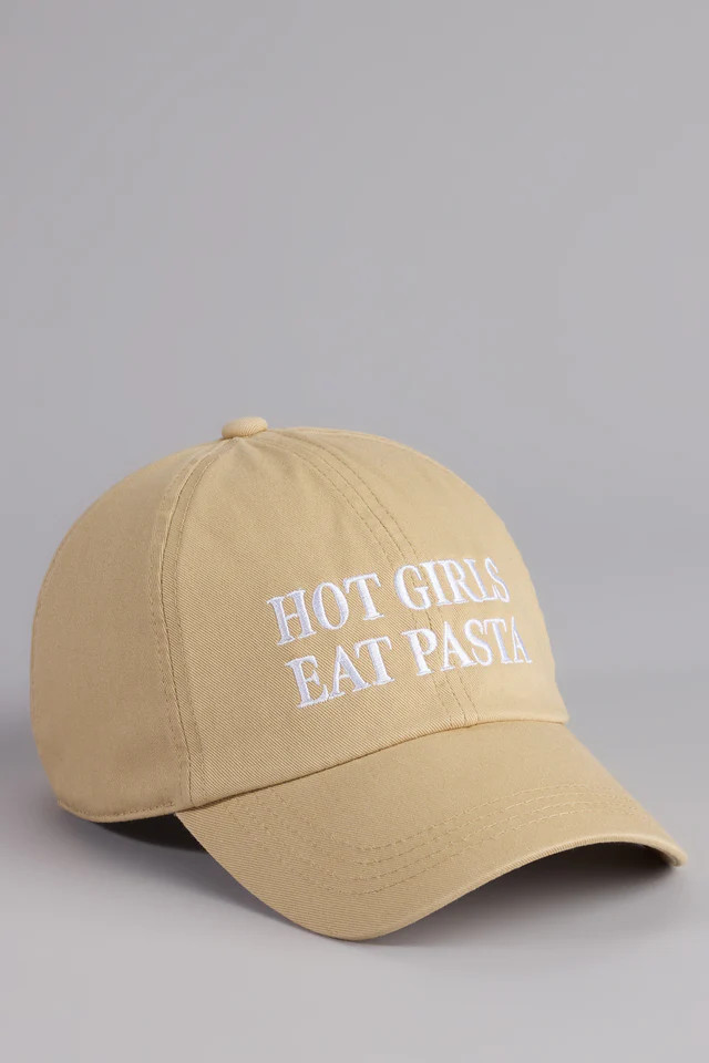 Hot Girls Eat Pasta Baseball Cap | Windsor Stores