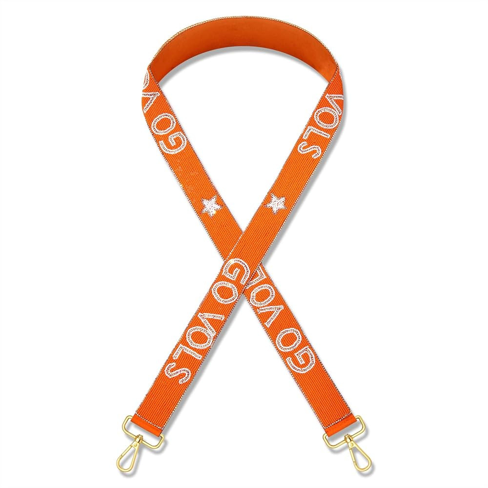 Beaded Game Day Purse Strap University Football Bag Strap for Stadium Crossbody Shoulder Bag Stra... | Amazon (US)