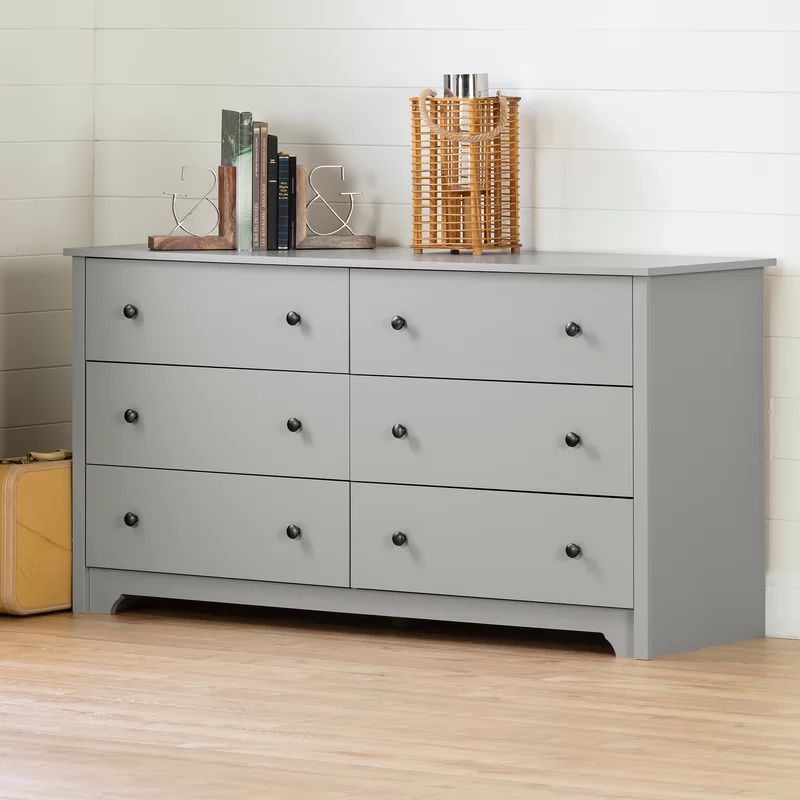 Olympia 6 Drawer 59.25'' W Double Dresser | Wayfair North America