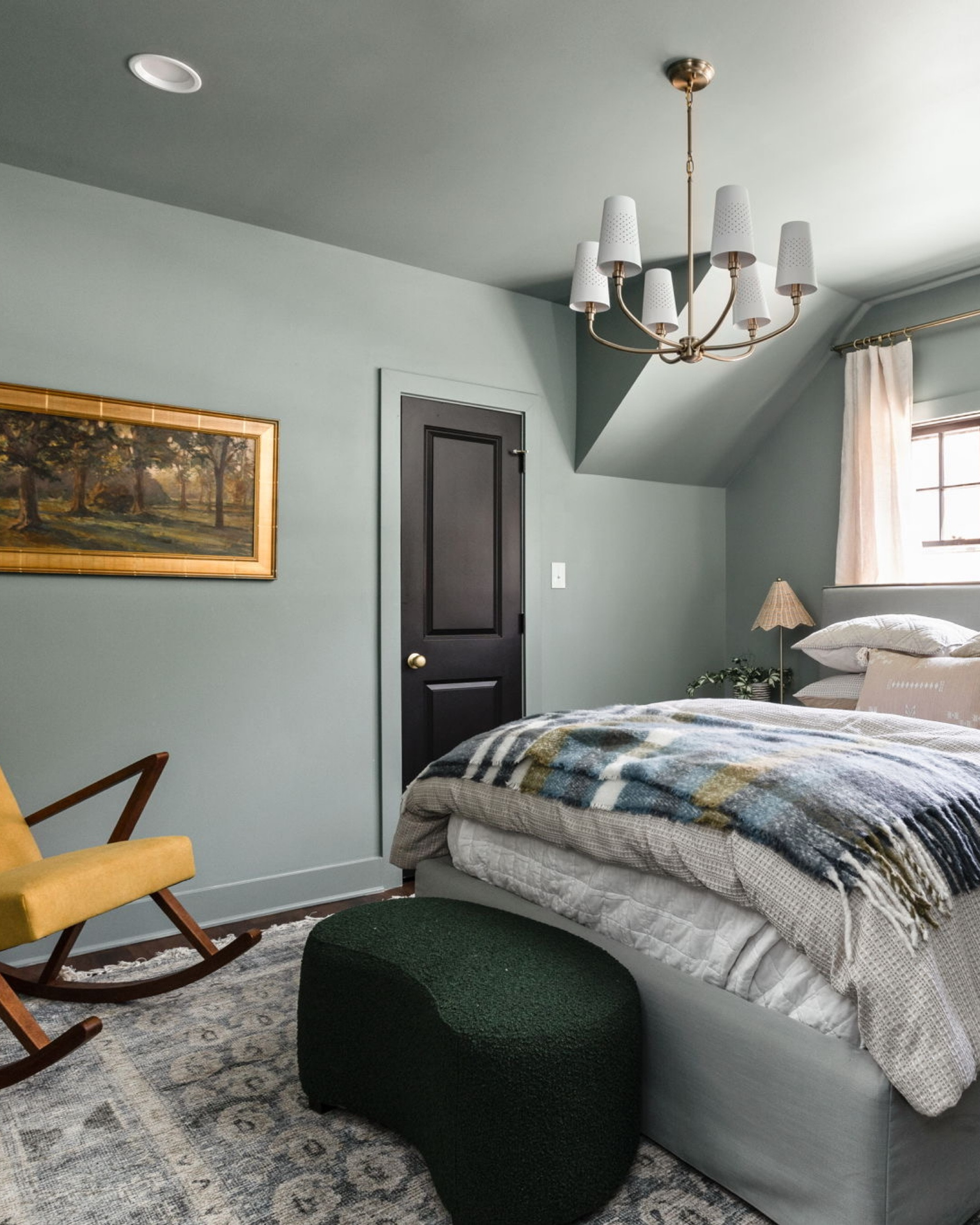 This peaceful retreat was brought to life by cool colors and layered linens.

#LTKhome