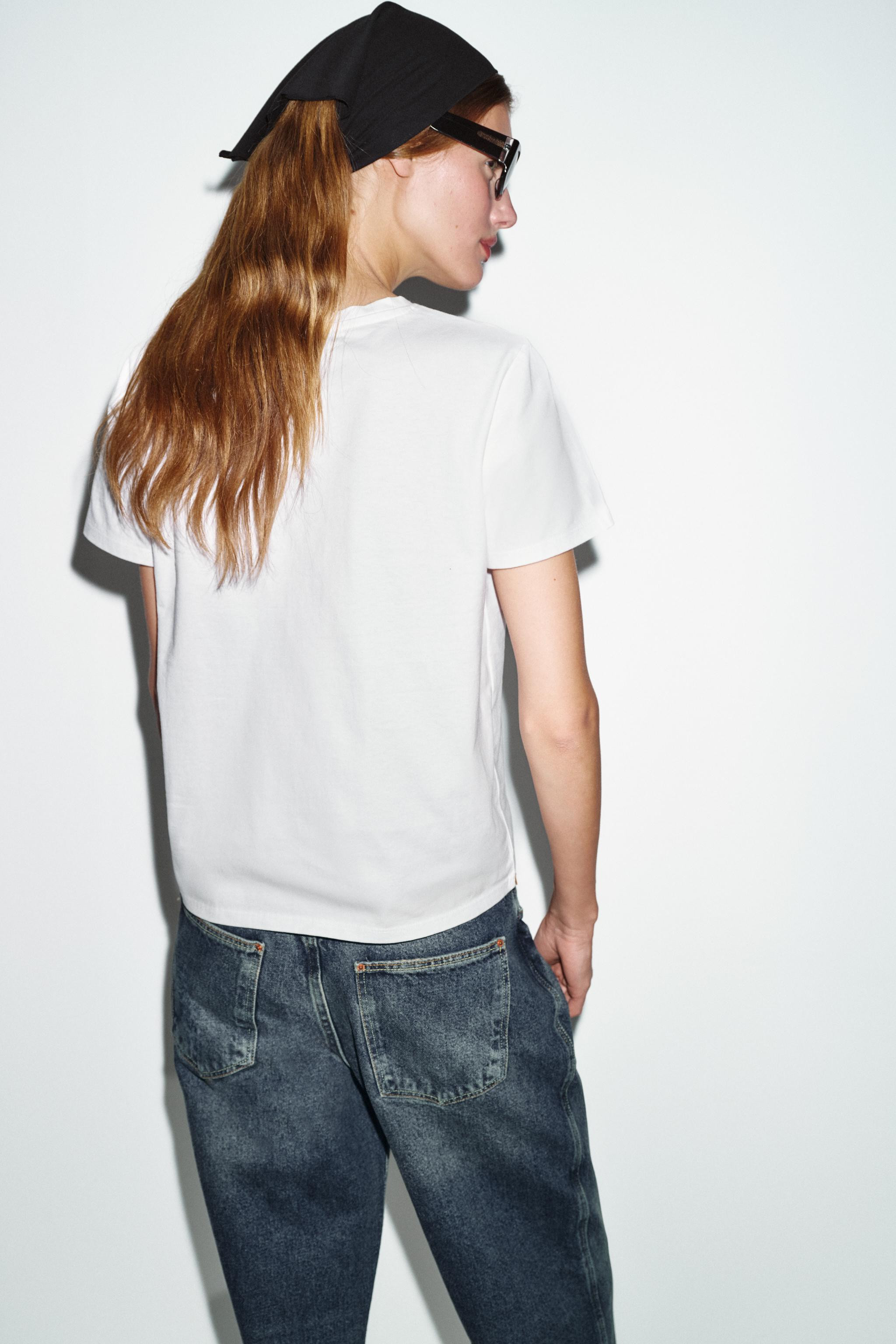 RUSTIC COTTON T-SHIRT | Zara US