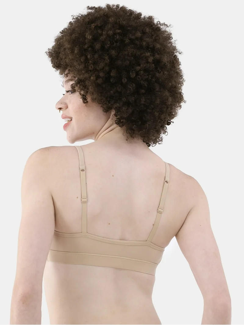 No Boundaries Fit Stretch Scoop Bralette, Women's XS-3XL | Walmart (US)