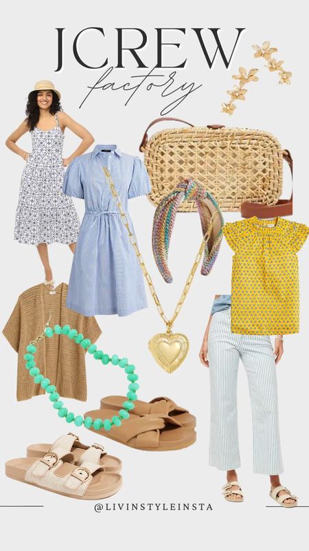 J.Crew Factory finds for summer!! The cutest accessories, bags, dresses and more! 

#LTKStyleTip #LTKSeasonal #LTKVideo