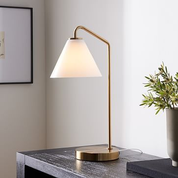 Sculptural Cone Table Lamp (21") | West Elm (US)