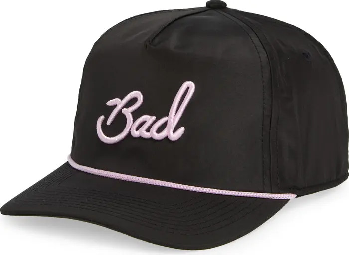 Bad Birdie Bad Embroidered Rope Accent Adjustable Baseball Cap | Nordstrom | Nordstrom