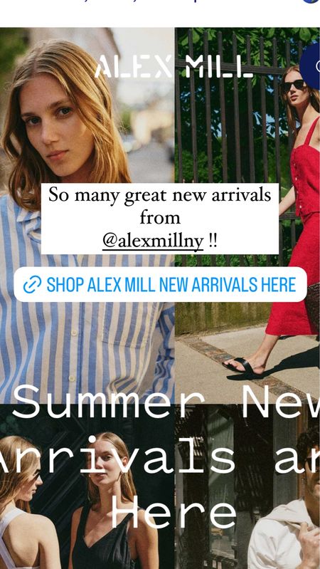 Great new arrivals from Alex mill 

#LTKWorkwear #LTKTravel #LTKStyleTip
