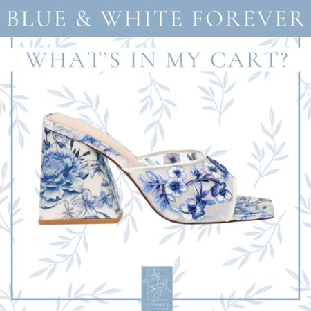 If Chinoiserie was a shoe! 🩵💙🤍 Blue and white in my feet!

#LTKshoecrush #LTKfindsunder100 #LTKSpringSale