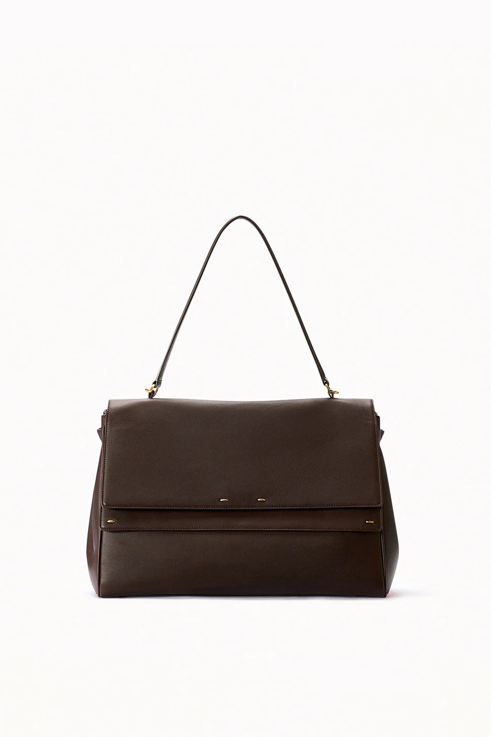 Rialto Double Flap Handbag in Calfskin Leather | Fabrique