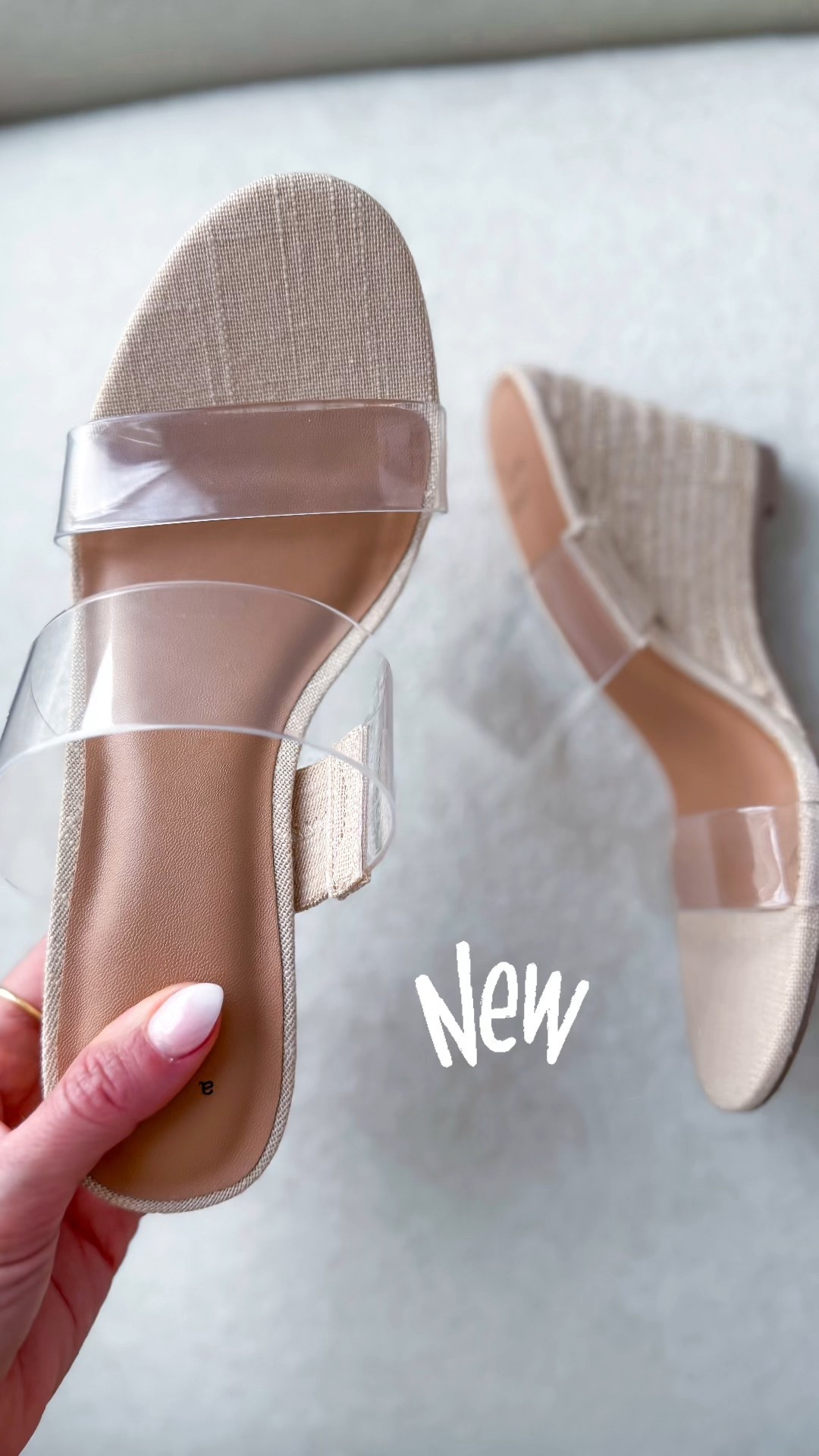 Target clear espadrilles. Clear wedges. Vacation shoes. Summer shoes. Spring shoes. Easter shoes. Neutral wedges. Vacation outfit. Resort wear. Summer style. TTS and cushioned insole!

#LTKShoeCrush #LTKSaleAlert #LTKTravel