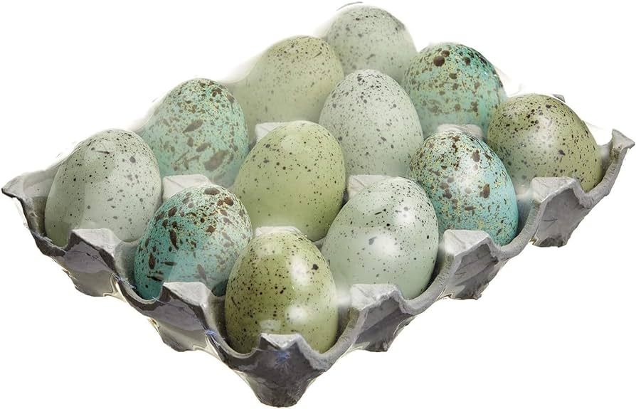 Speckled Decorator Spring Eggs, 2.5 Inches, Artificial Eggs for Vases and Bowls | Amazon (US)