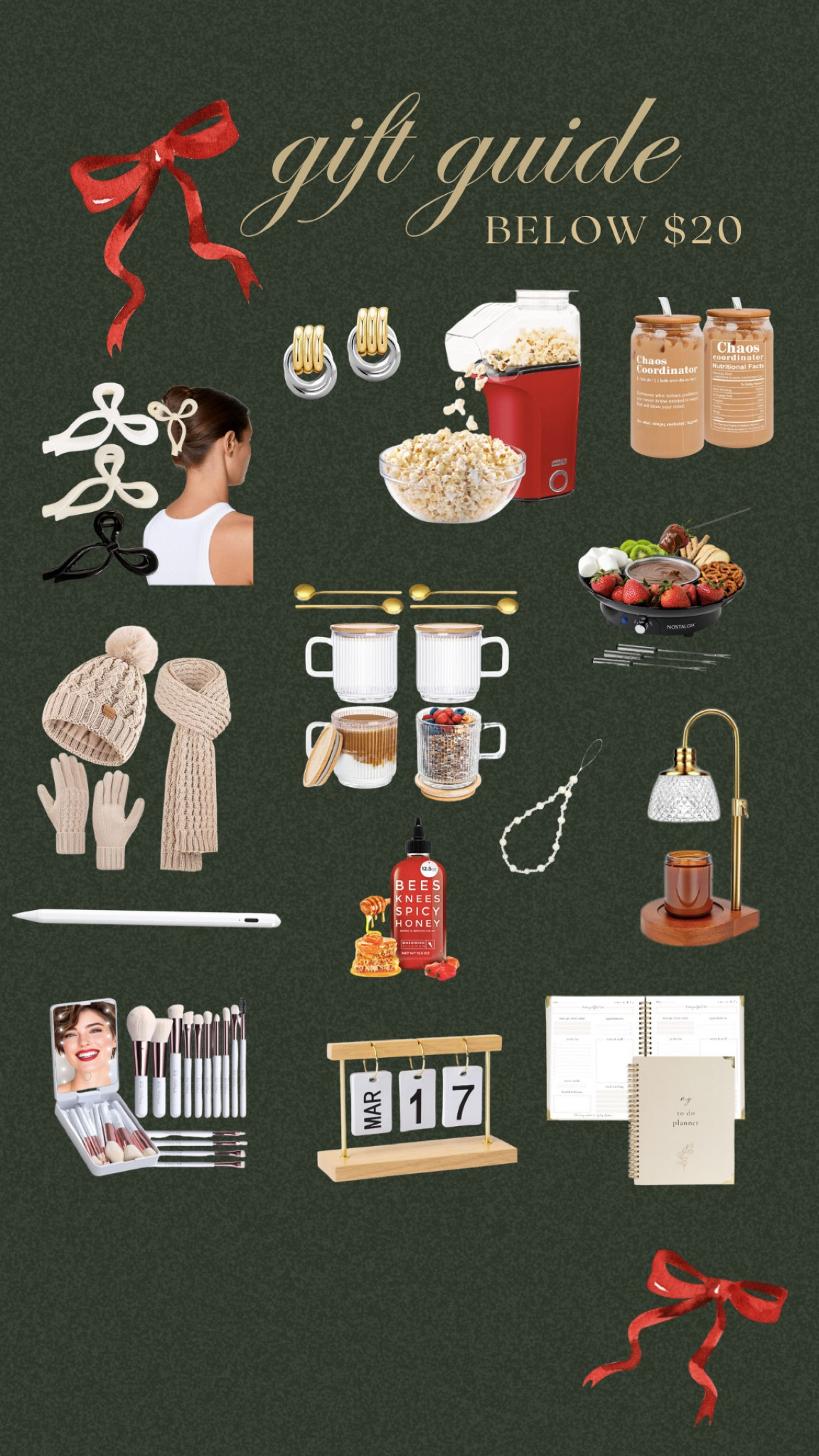 Gift guide below $20 

#LTKFindsUnder50 #LTKGiftGuide #LTKHoliday